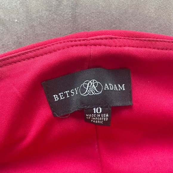 Betsy & Adam Red Grecian Dress - Picture 5 of 5